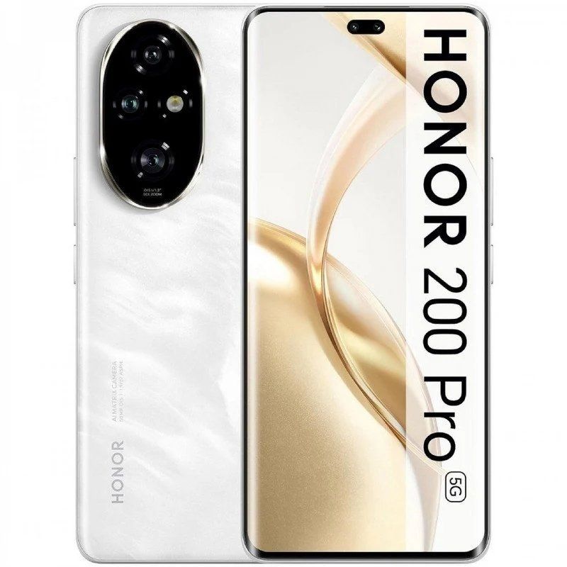 Smartphone Honor 200 Pro 12GB/ 512GB/ 6.78'/ 5G/ Blanco