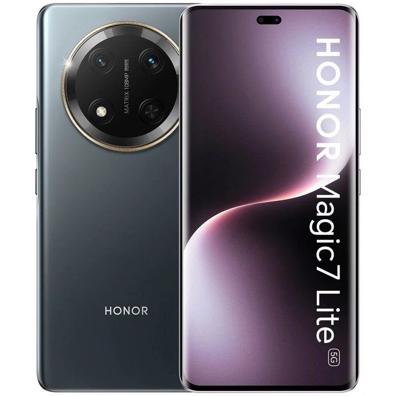 Smartphone Honor Magic 7 Lite 8GB/ 256GB/ 6.78'/ 5G/ Negro Titanio