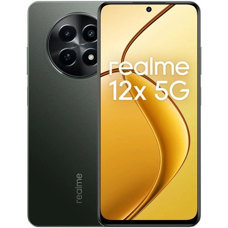 Smartphone Realme 12X 6GB/ 128GB/ 6.6'/ 5G/ Negro Brillante