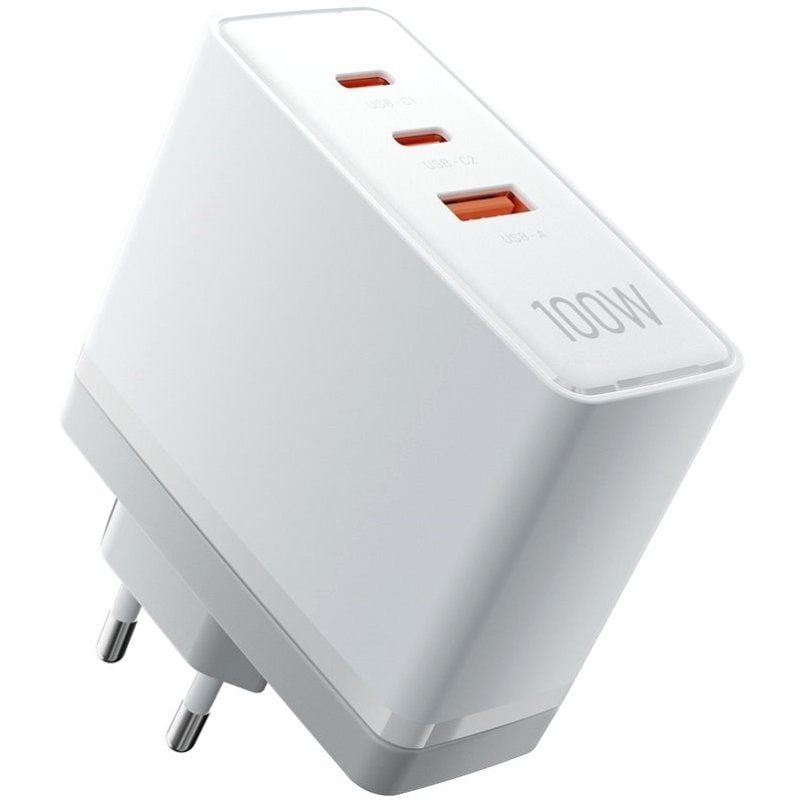 Cargador de Pared GaN Vention FEGW0-EU/ 2xUSB Tipo-C/ 1xUSB/ 100W