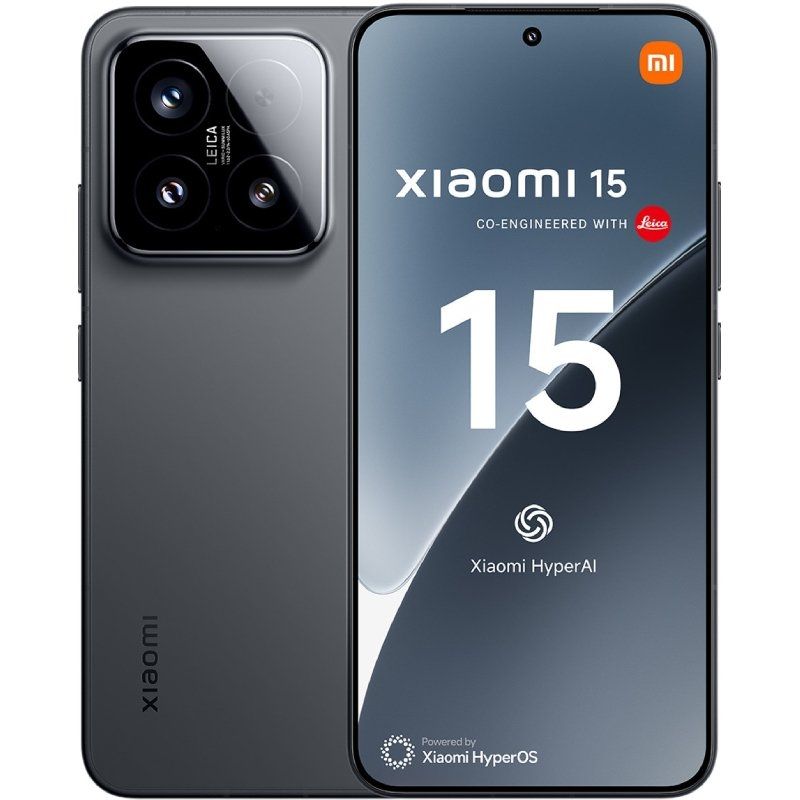 Smartphone Xiaomi 15 NFC 12GB/ 512GB/ 6.36'/ 5G/ Negro
