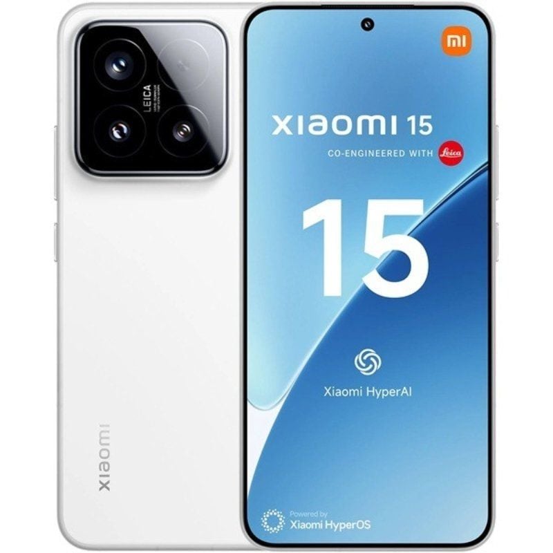 Smartphone Xiaomi 15 12GB/ 512GB/ 6.36'/ 5G/ Blanco