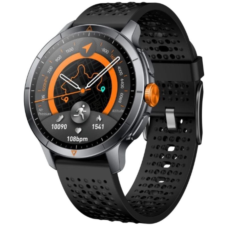 Smartwatch Qubo SMT-500AGP/ Notificaciones/ Frecuencia Cardíaca/ GPS/ Negro