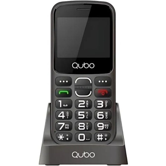 Teléfono Móvil Qubo X-230BKC 4G para Personas Mayores/ Negro