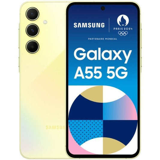 Smartphone Samsung Galaxy A55 8GB/ 128GB/ 6.6'/ 5G/ Amarillo