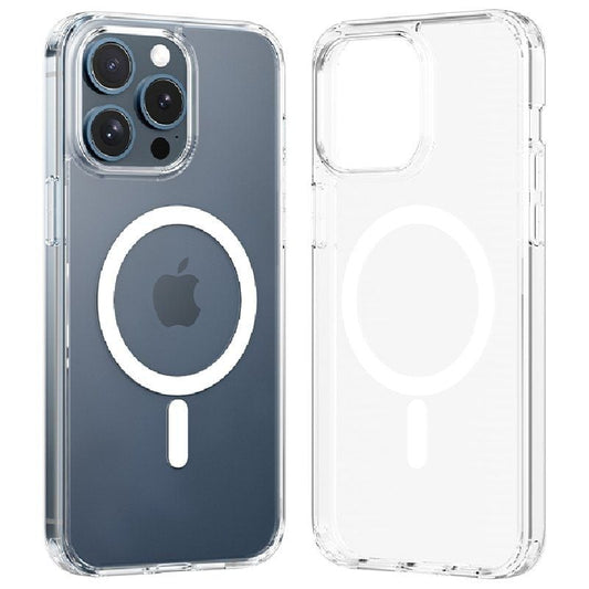Funda Dura con Magsafe Vention KUCT0-40/ Compatible con iPhone 15 Pro Max/ Transparente